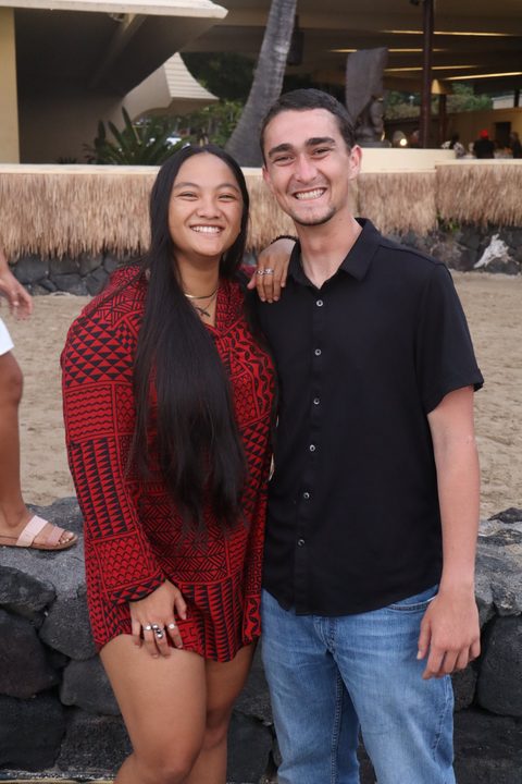 Kennedi-Grace Magaoay and Noah Kalma